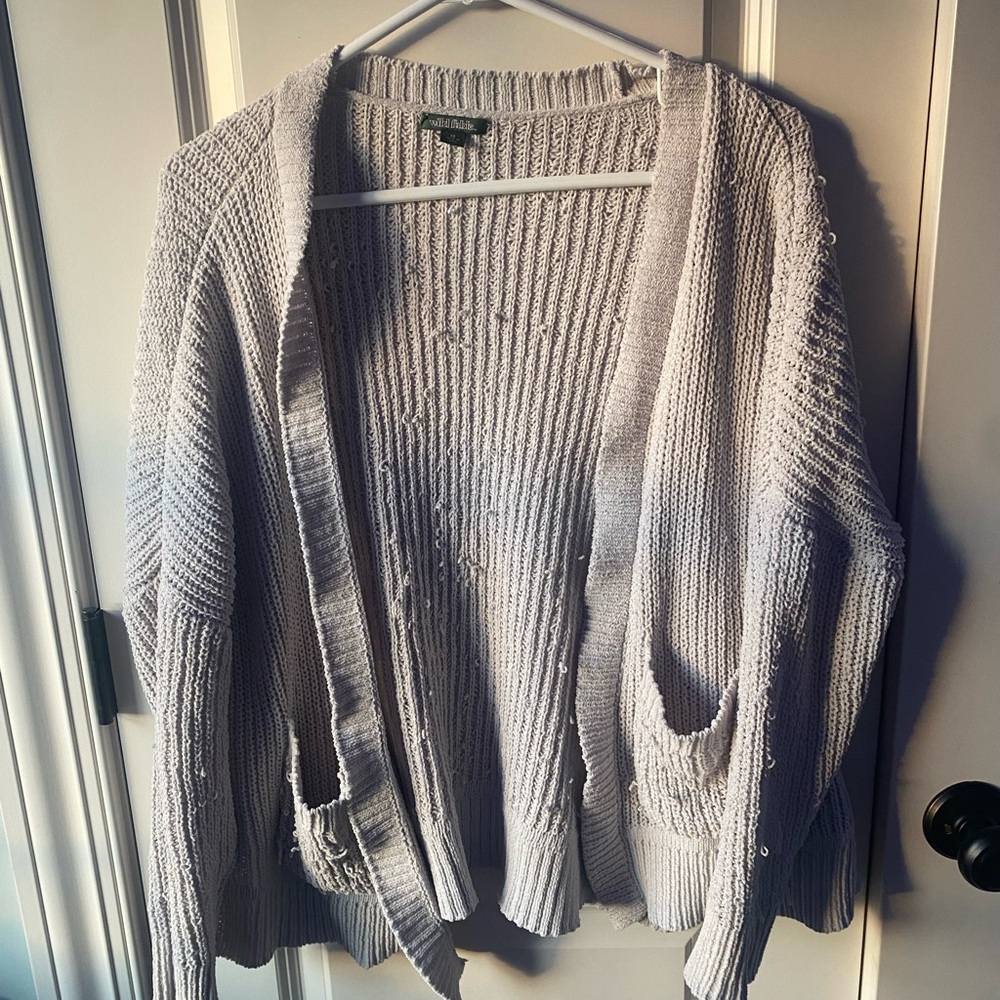 Wild Fable light gray cardigan